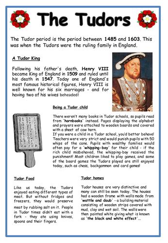 the tudors information for kids.